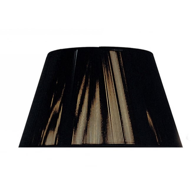 Mantra Mantra Silk String Shade - Black 40cm - Shade Only