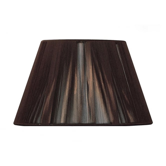 Mantra Mantra Silk String Shade - Dark Brown 40cm - Shade Only