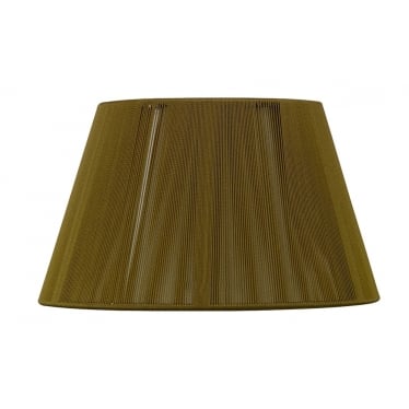 Silk String Shade - Olive 40cm - Shade Only