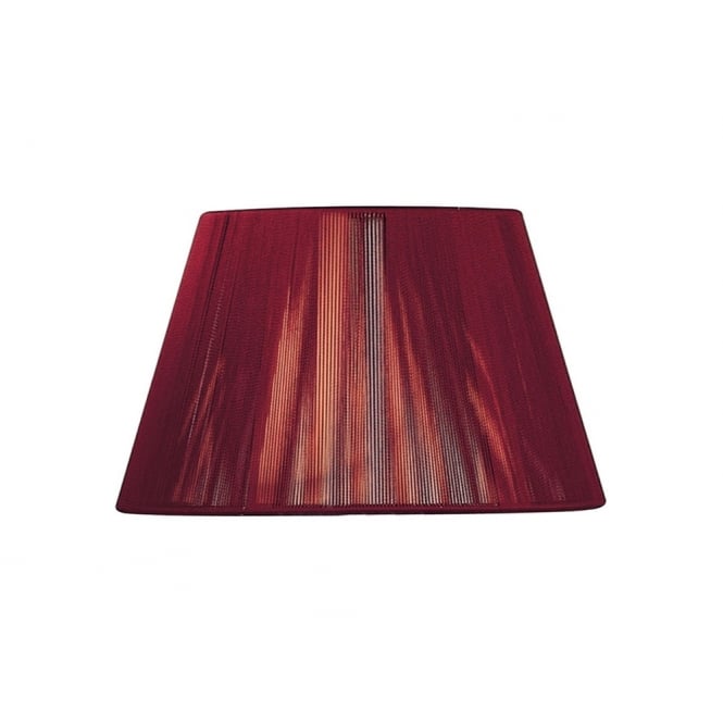 Mantra Mantra Silk String Shade - Red Wine 30cm - Shade Only