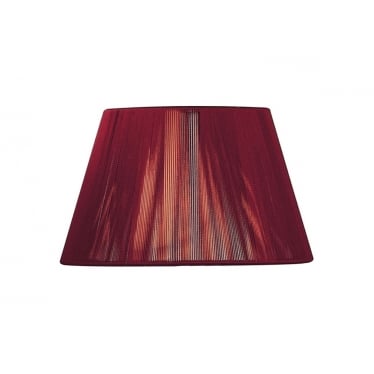 Silk String Shade - Red Wine 30cm - Shade Only