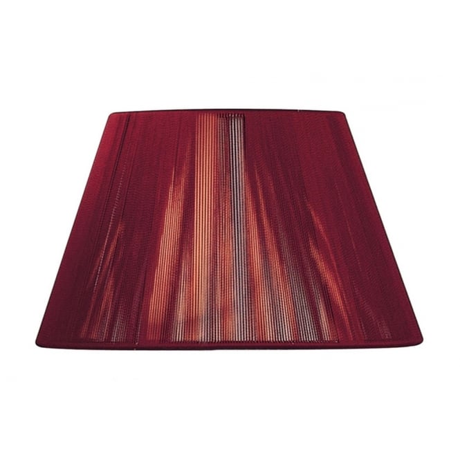 Mantra Mantra Silk String Shade - Red Wine 40cm - Shade Only