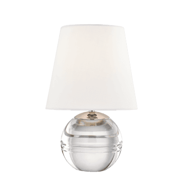 Nicole 1 Light Table Lamp - Polished Nickel