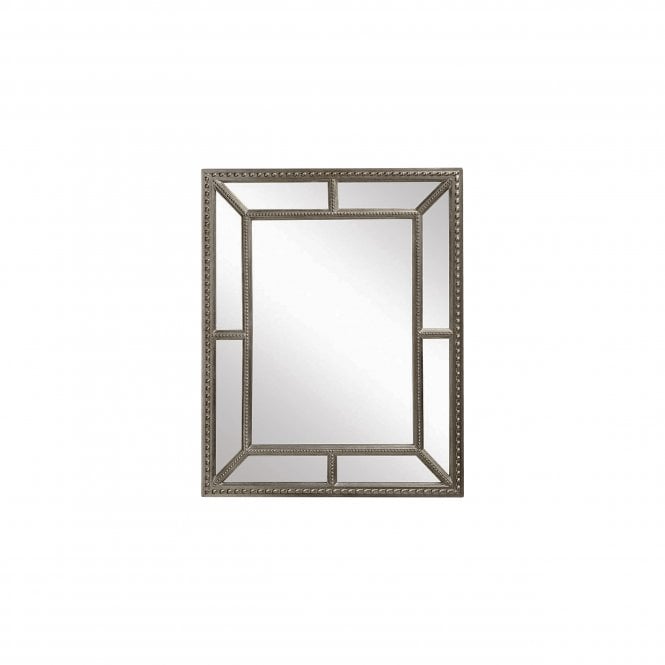 Mura Furniture Mura Furniture Whatley Rectangle Wall Mirror - Aged Pewter