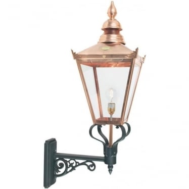 Chelsea Grande Single Up Wall Lantern - Copper