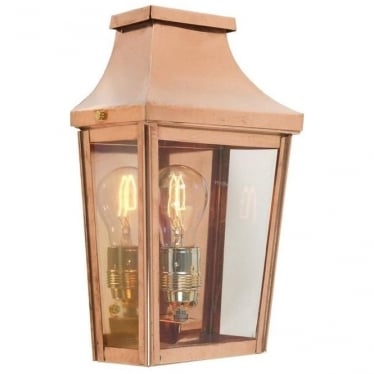 Chelsea Single Small Half Lantern - Copper