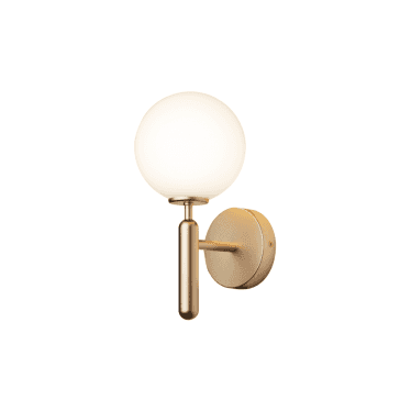 Miira Wall Light - Brass & Opal Glass