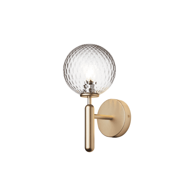 Nuura Nuura Miira Wall Light - Brass & Optic Clear Glass