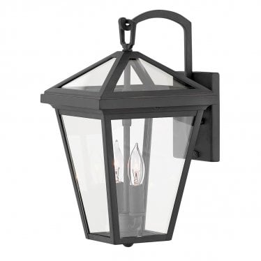 Alford Place 2 Light Small Wall Lantern - Museum Black