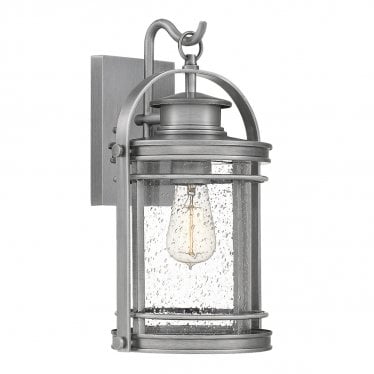 Booker Single Medium Wall Lantern - Aluminium