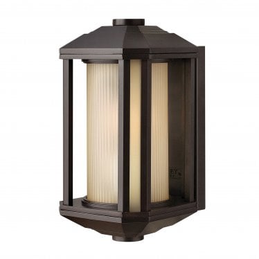 Castelle Single Small Wall Lantern - Bronze