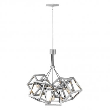 Ensemble 5 Light Pendant - Polished Nickel