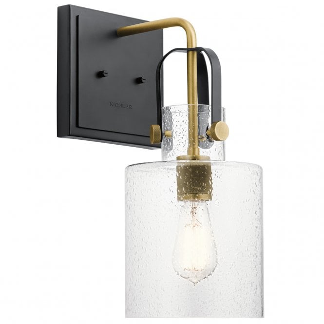 Quintiesse Quintiesse Kitner Single Wall Light - Brass