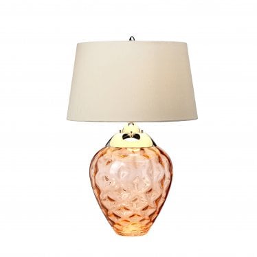 Samara Table Lamp - Salmon