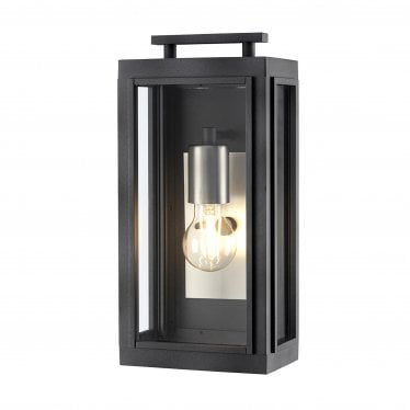 Sutcliffe Single Wall Lantern - Aged Zinc & Antique Nickel