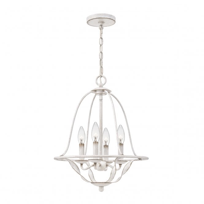 Quoizel Quoizel Bradbury 4 Light Pendant - Antique White