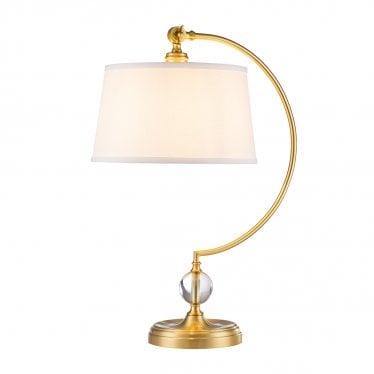 Jenkins Single Table Lamp - Brushed Brass