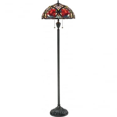 Larissa 2 Light Floor Lamp - Vintage Bronze