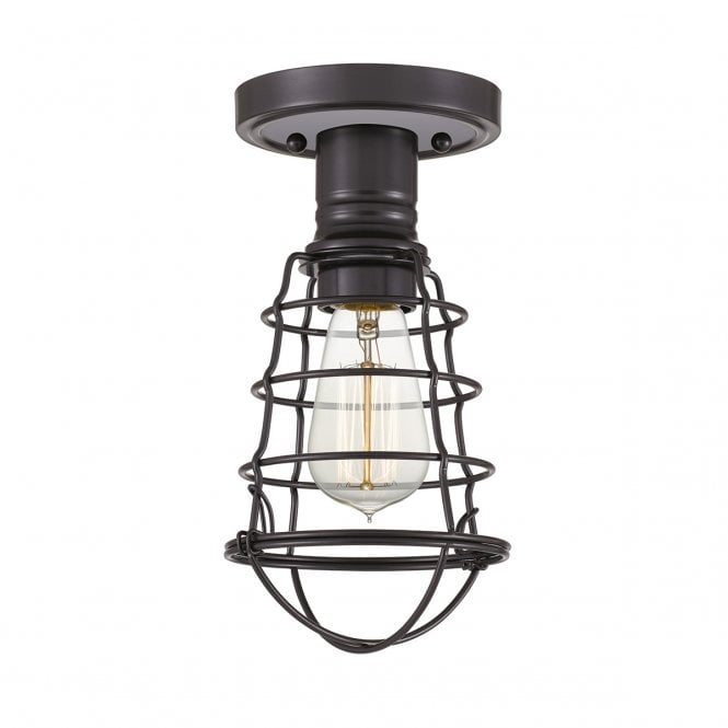 Quoizel Quoizel Mixon Single Semi-Flush Fitting - Palladian Bronze