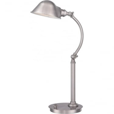 Thompson LED Table Lamp - Brushed Nickel