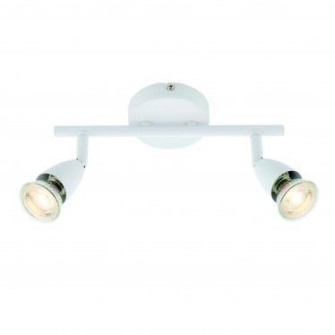 Amalfi 2 Light Bar Fitting - Gloss White