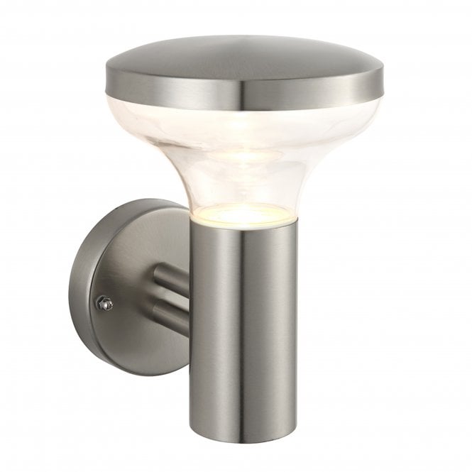 Saxby Lighting Saxby Lighting Roko Single Light Wall Fitting IP44 - Marine Grade Brushed Stainless Steel