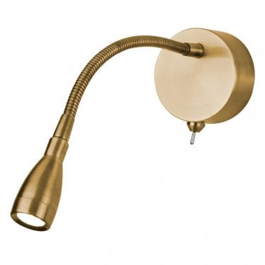 Flexy LED Adjustable Wall Light - Satin Brass