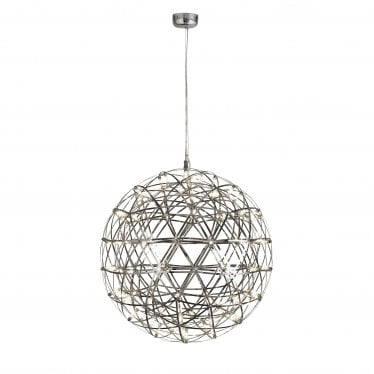 Galaxy 600mm LED Ceiling Pendant - Polished Chrome