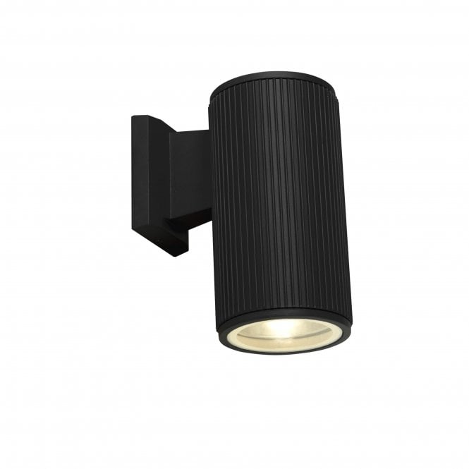 Searchlight Lighting Searchlight Lighting Hamburg Outdoor Wall Light - Black with Clear Glass Diffuser