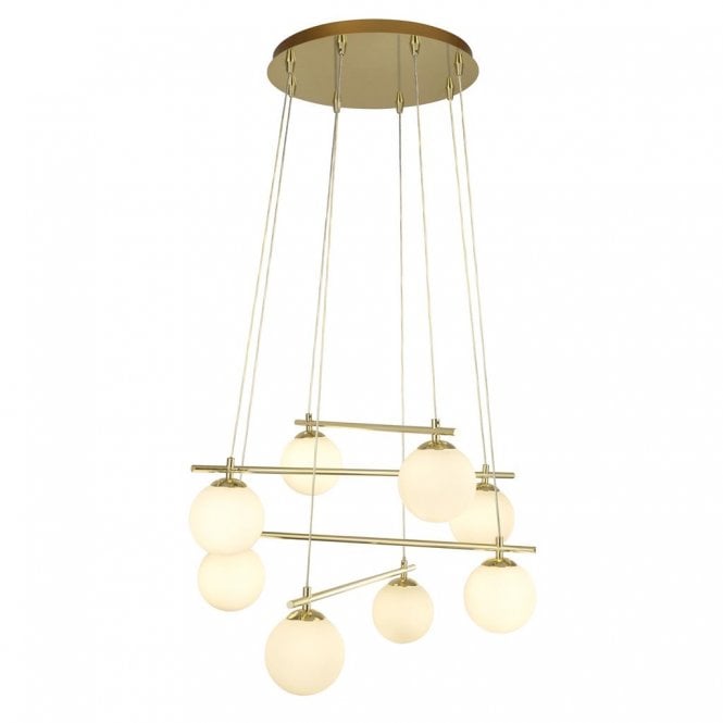 Searchlight Lighting Searchlight Lighting Kris Cross Pendant - Gold