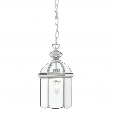 Lantern Chrome Domed Single