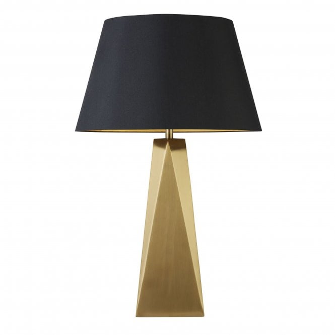 Searchlight Lighting Searchlight Lighting Maldon Table Lamp - Gold Metal Base & Black/Gold Shade