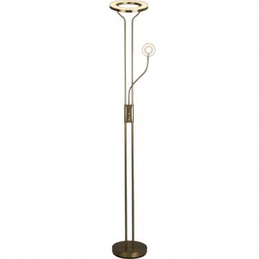 Mother & Child Floor Lamp - Satin Brass