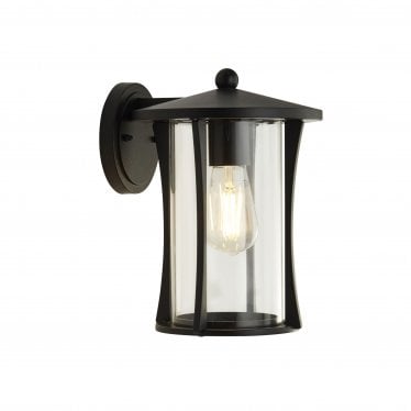 Pagoda Outdoor Wall/Porch Light - Black - IP44