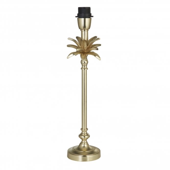 Searchlight Lighting Searchlight Lighting Palm Table Lamp Base - Satin Brass - Base Only