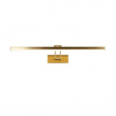 Rhodes 605mm Picture Light - Satin Brass