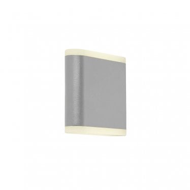 Stratford Outdoor Wall Light - Grey & White Polycarbonate