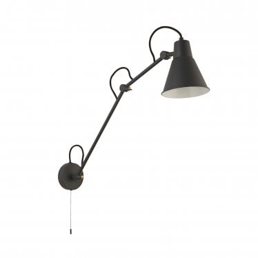 Swing Arm Wall Light - Grey