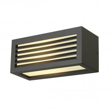 Box-L Outdoor Wall Light - Anthracite - Mains