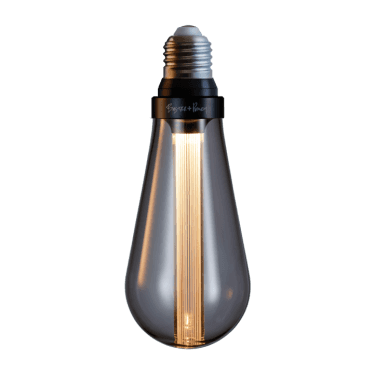 Smoked Buster Bulb E27 2W LED 2700k - Non-Dimmable