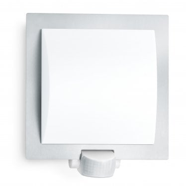 L 20 Wall light with PIR - square - Silver