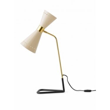 Megafono Table Lamp - Gold & Ivory