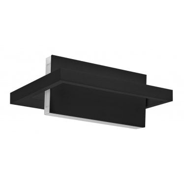 Tablet 24cm Medium Single Wall Light - Black