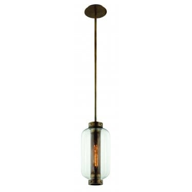 Atwater 1 Light Hanger - Patina Brass