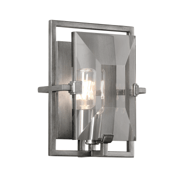 Prism 1 Light Wall Sconce Light - Graphite