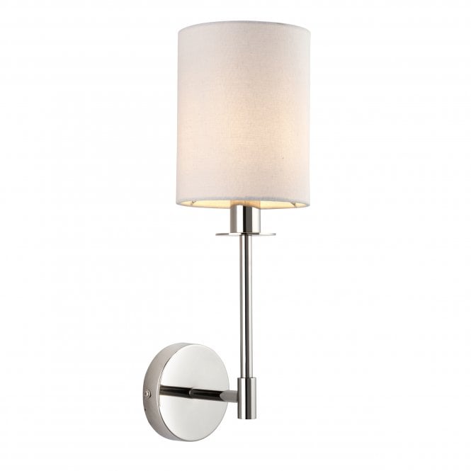 Utopia Lighting Utopia Lighting Magnum Classic Wall Light - Bright Nickel & Cylinder Shade