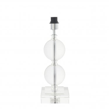 Neptune Table Lamp - Clear Crystal Base Only - 43cm Tall