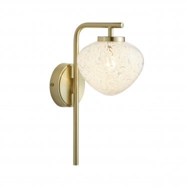 Sprinkles Wall Lamp - Confetti Glass & Satin Brass